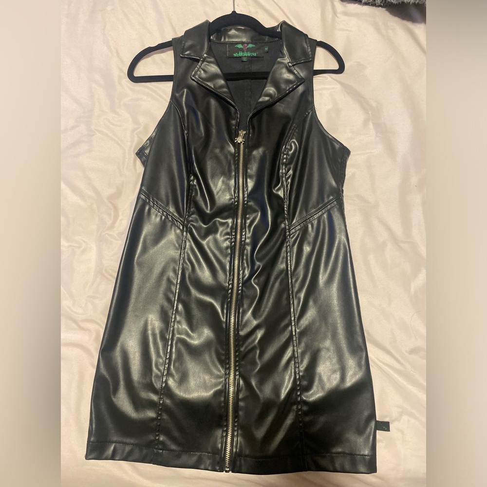 Tripp Nyc Faux Leather Dress